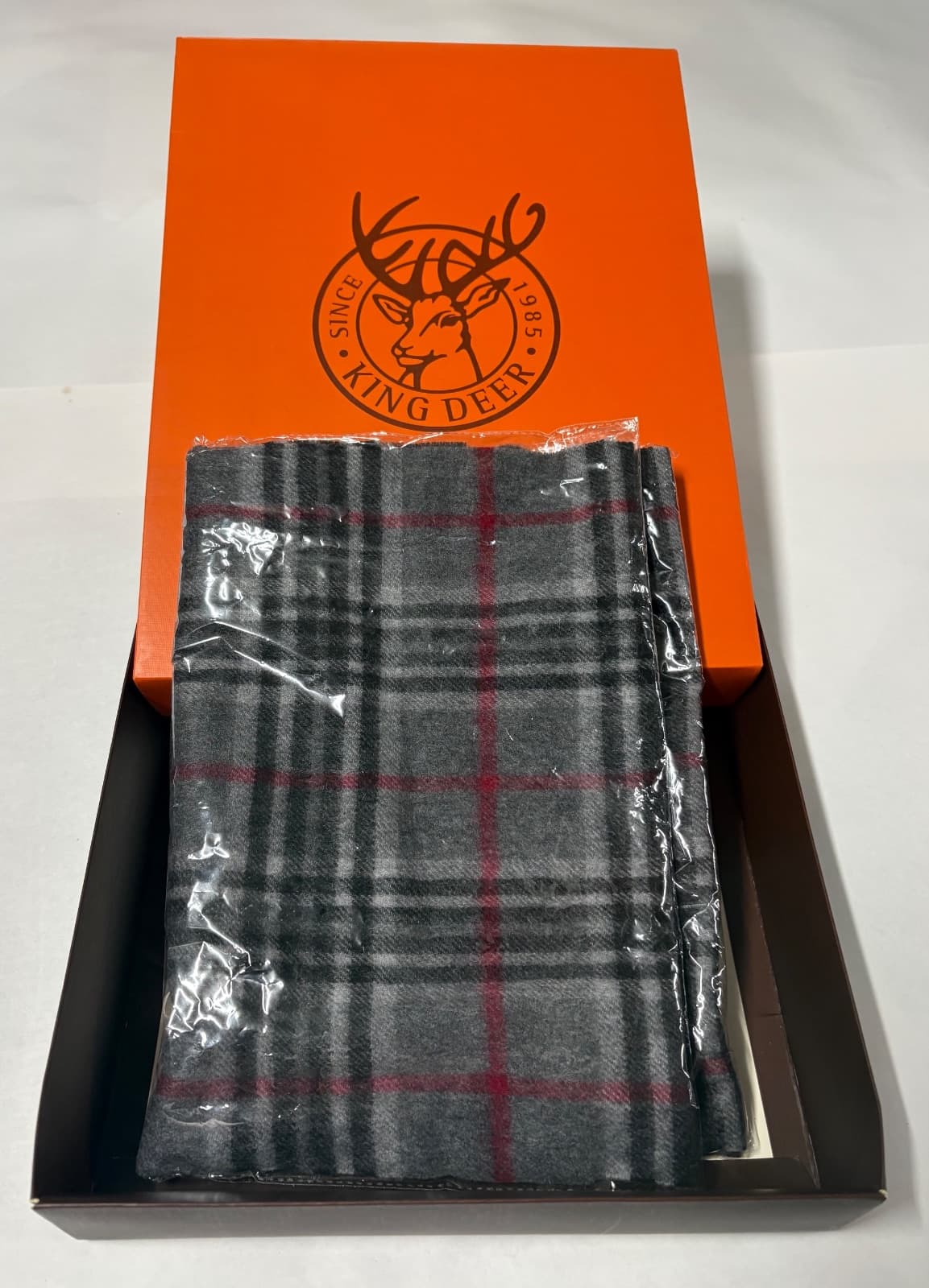 King Deer Scarf - 31cm x 170cm